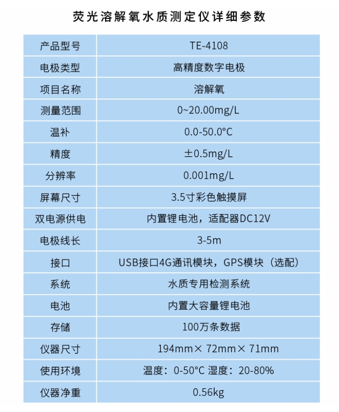 天爾便攜式溶解氧測(cè)定儀